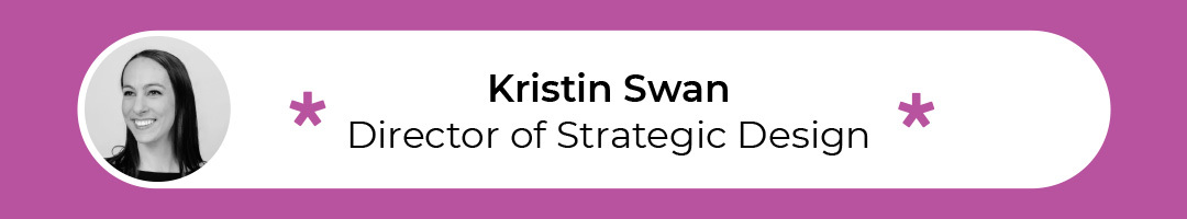 Photo of Outwitly's Director of Strategic Design, Kristin Swan.