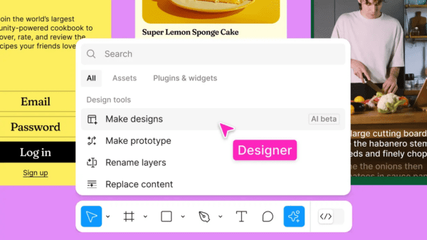 Screenshot of Figma's new AI Tools