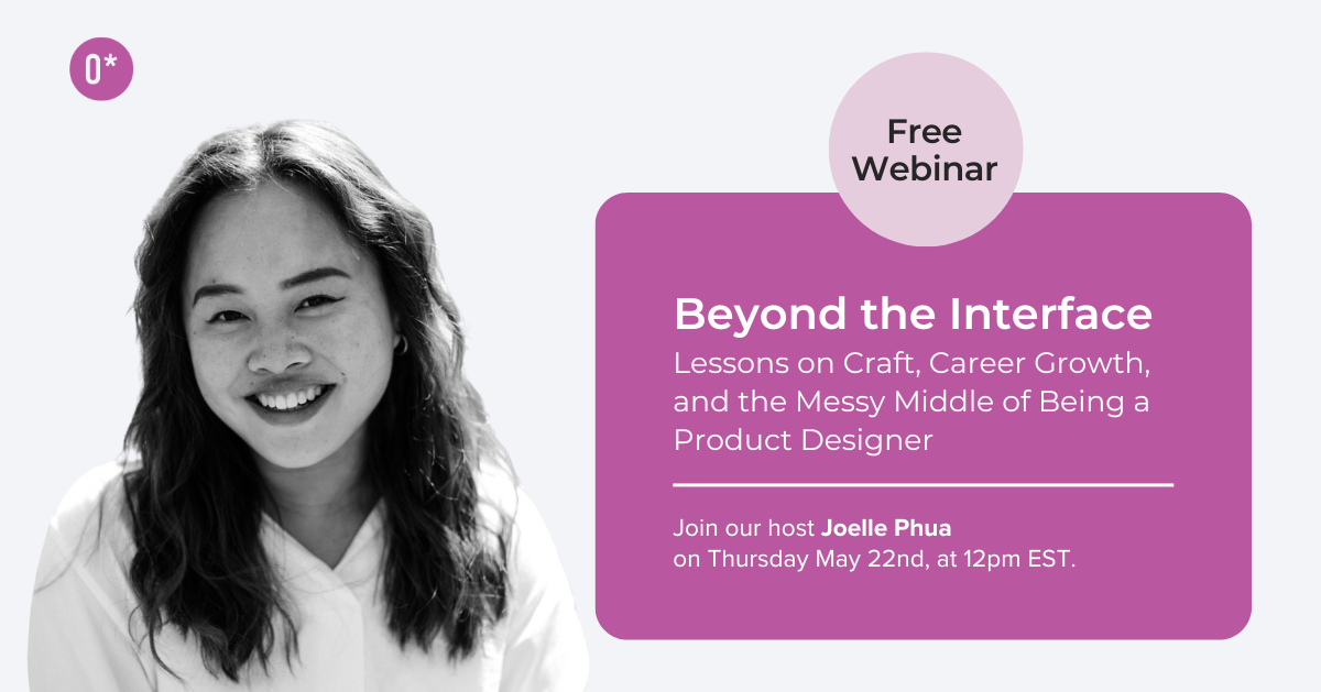 Sign-up image to Joelle Phua's webinar session on May 22nd, at 12 pm EST.