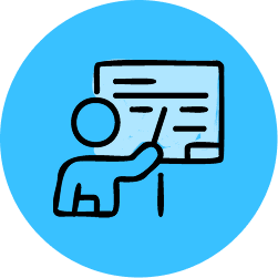 person teaching